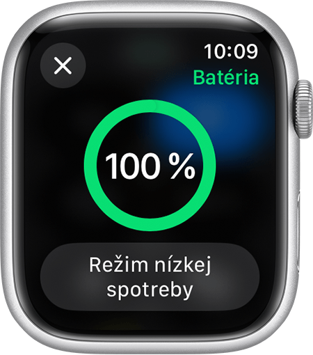 Zisťovanie stavu batérie a dobíjanie hodiniek Apple Watch - Apple Support  (SK)