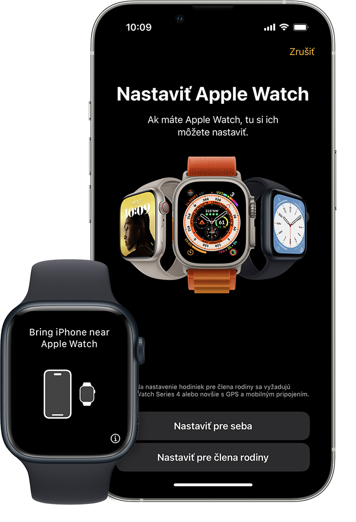 Nastavenie hodiniek Apple Watch pre člena rodiny - Apple Support (SK)