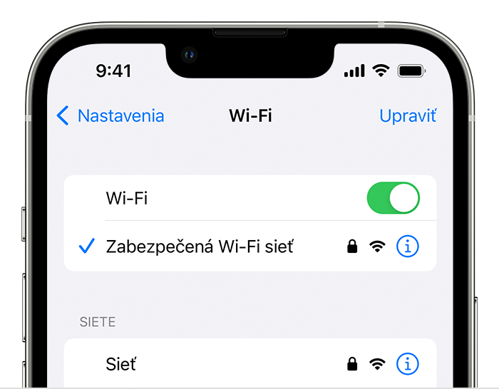 Ak potrebujete pomoc s heslom Wi-Fi siete - Apple Support (SK)