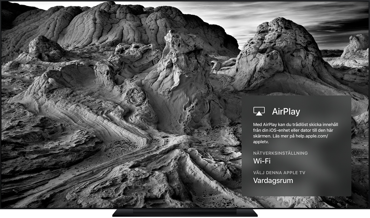 Hantera AirPlay-inställningar på Apple TV - Apple-support