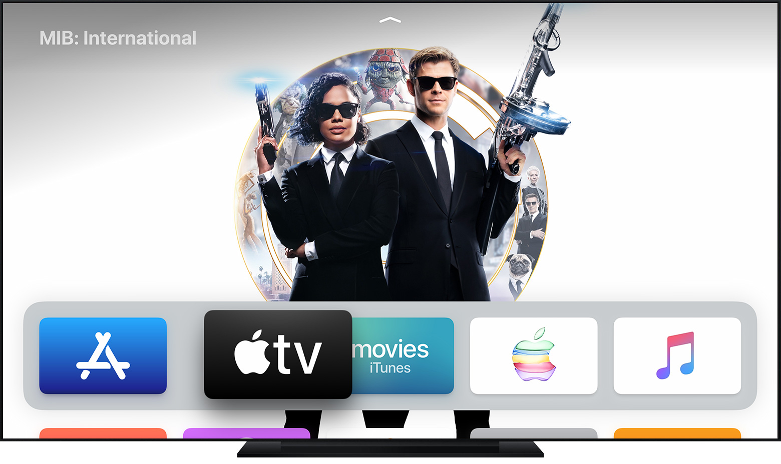 Flytta och dölja appar på Apple TV - Apple-support