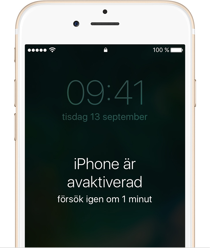 Om Du Har Glömt Bort Lösenkoden Till Din Iphone Ipad Eller Ipod Touch 1281