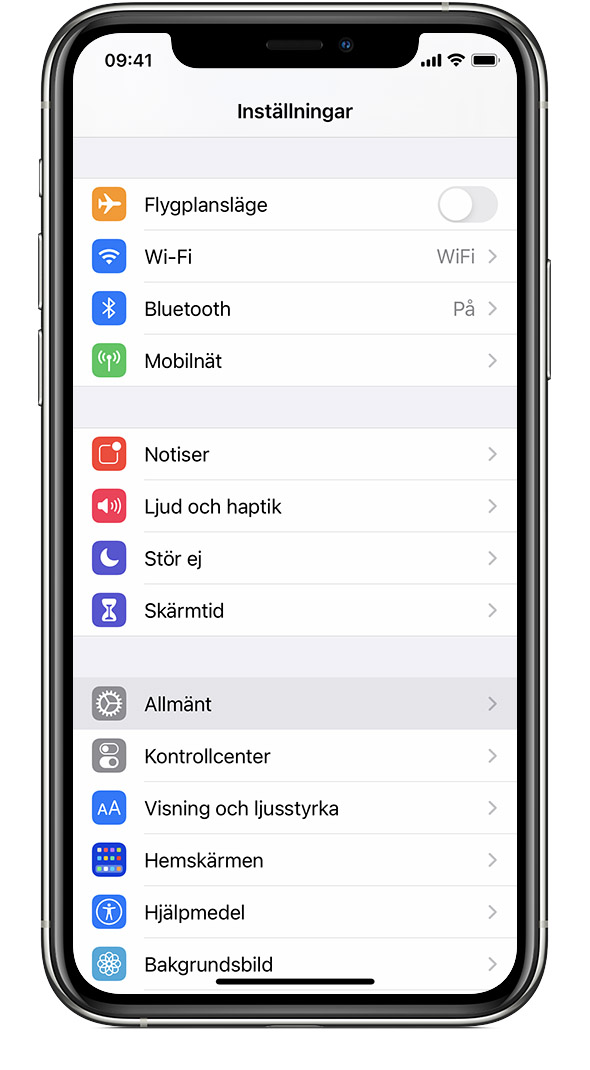 Ändra språk på din iPhone, iPad eller iPod touch - Apple-support (SE)