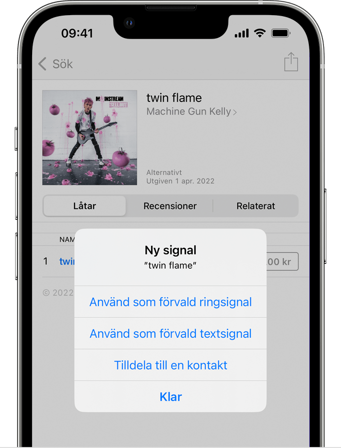 Använda ljud och ringsignaler på din iPhone eller iPad - Apple-support (SE)