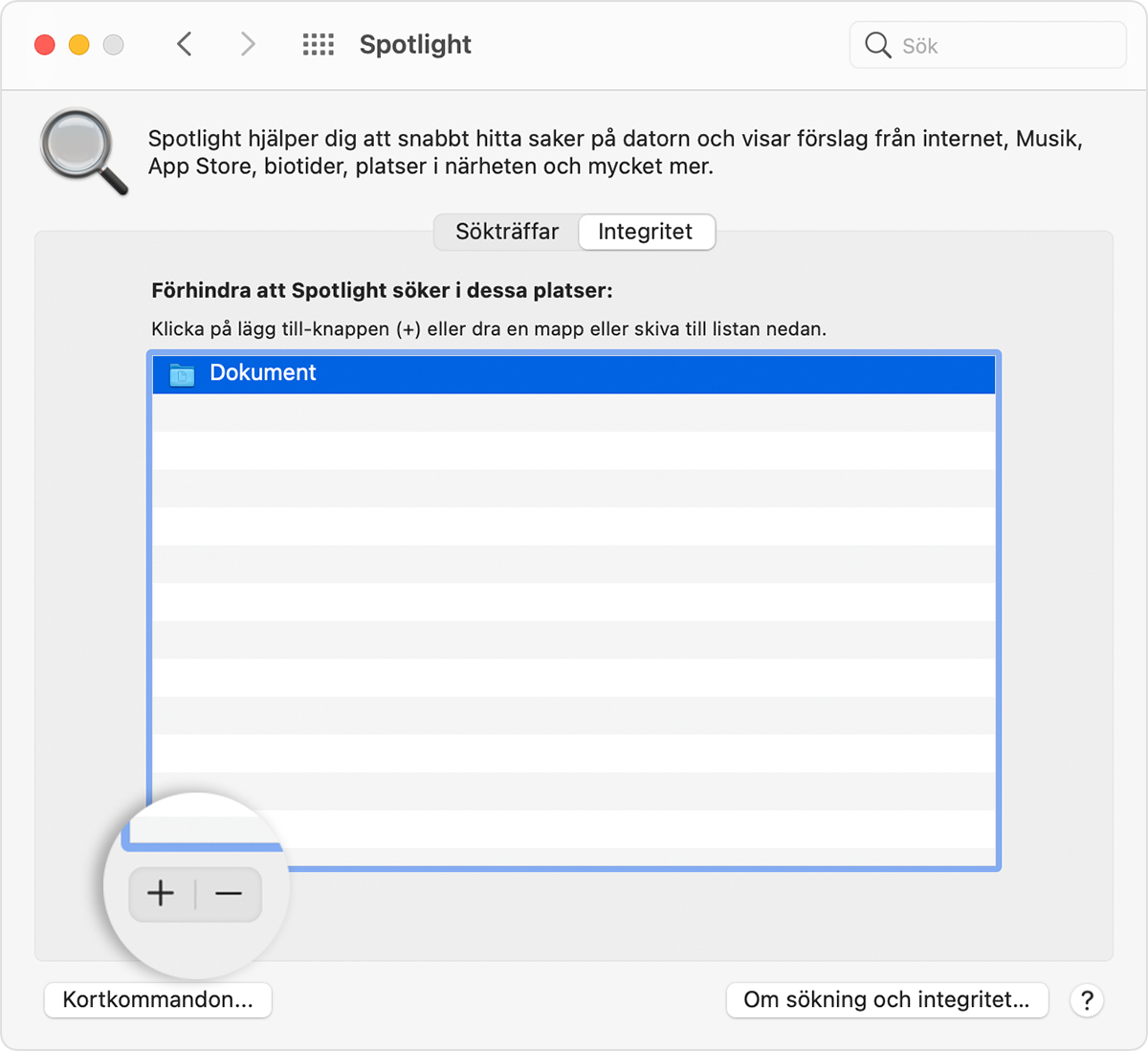 Bygga om Spotlight-indexet på din Mac-dator - Apple-support (SE)