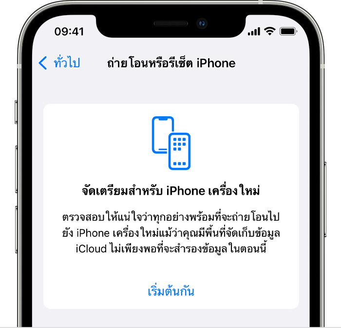 รับพื้นที่จัดเก็บข้อมูล iCloud แบบชั่วคราวเมื่อซื้อ iPhone หรือ iPad