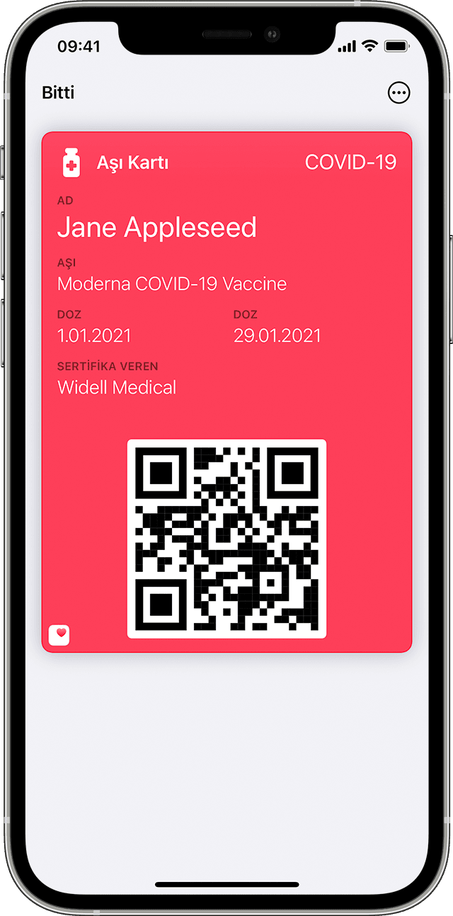 Apple Cuzdan A Ve Saglik Uygulamasina Dogrulanabilir Covid 19 Asisi Bilgilerini Ekleme Apple Destek Tr