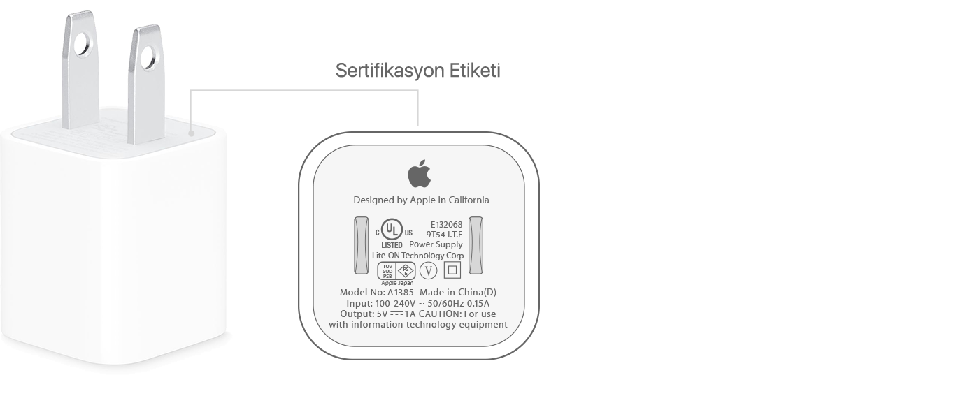 Apple USB güç adaptörleri hakkında - Apple Destek (TR)