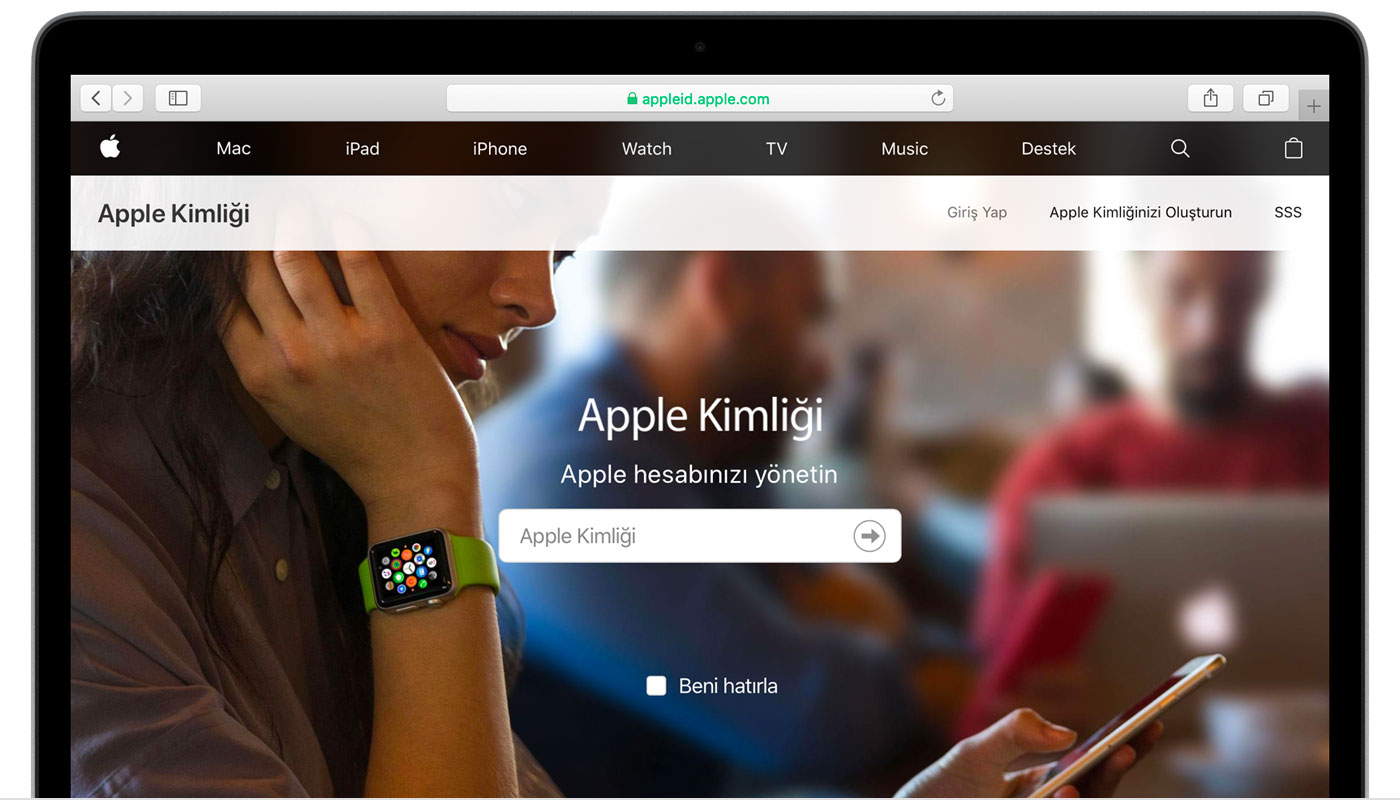 Apple Kimliğinizi yönetme ve kullanma - Apple Destek