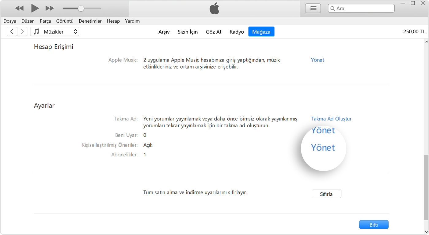 Bir Apple aboneliğini iptal etmek istiyorsanız - Apple Destek (TR)