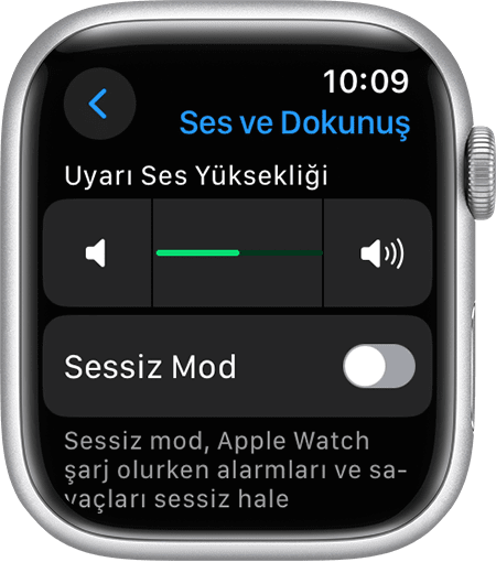 Apple Watch'unuzdaki ses ve bildirim ayarlarını değiştirme - Apple Destek  (TR)