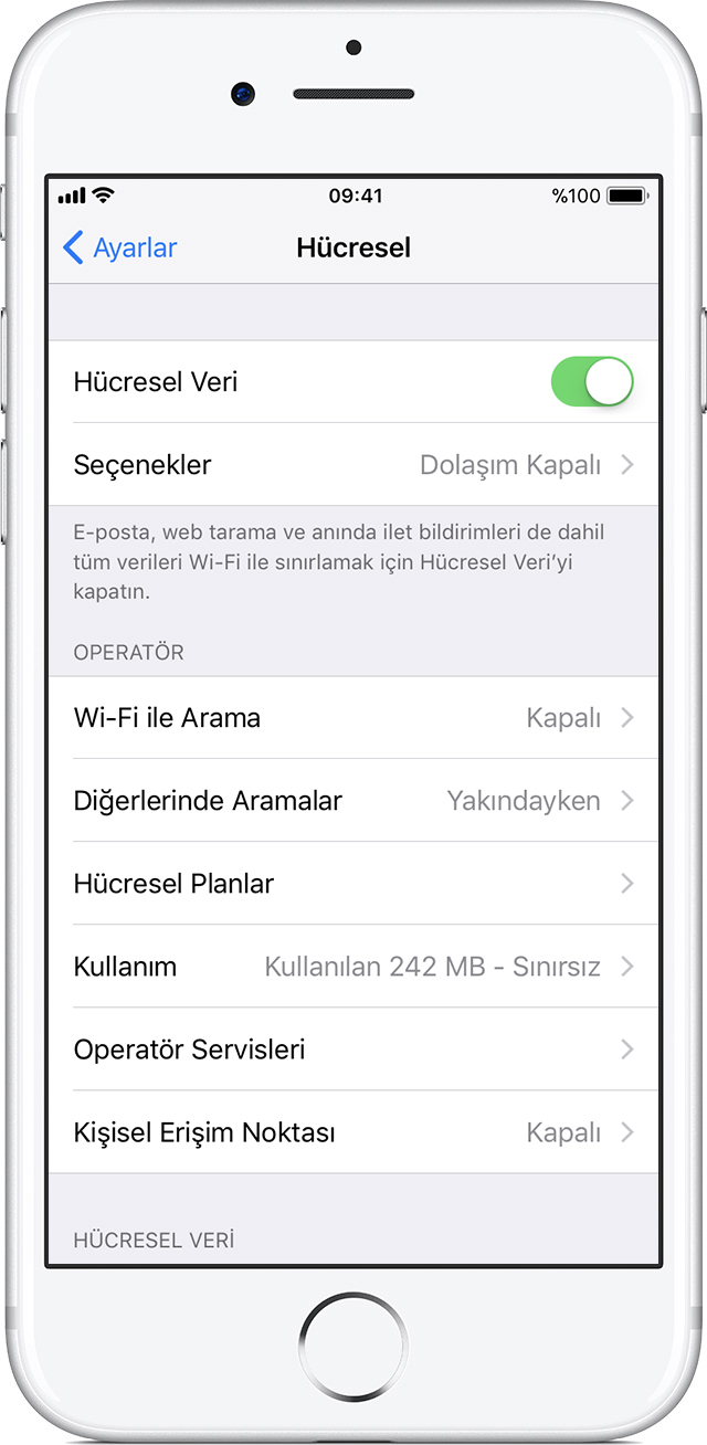 Web ve Uygulama Etkinliğinizi görme ve kontrol etme - iPhone ve iPad - Nexus Yardım