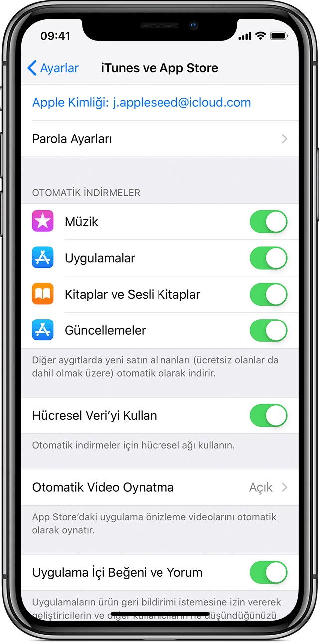 Uygulamalarınızı elle güncelleme