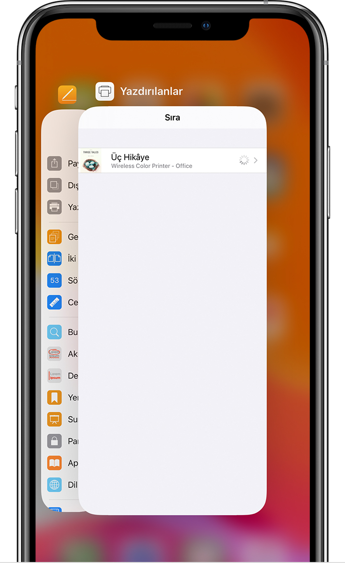 iPhone, iPad veya iPod touch'ınızdan yazdırmak için AirPrint'i kullanma -  Apple Destek (TR)