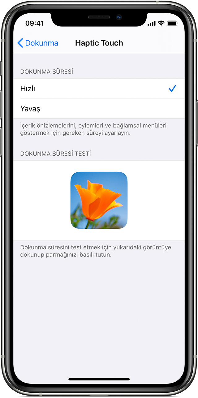 Iphone Unuzun 3d Veya Haptic Touch Duyarliligini Degistirme Apple Destek