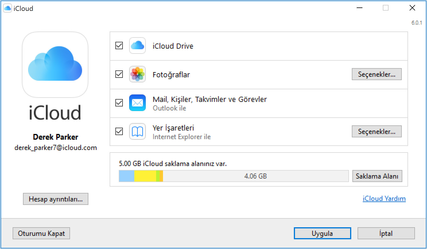 Windows 10 64 bit için icloud indirme