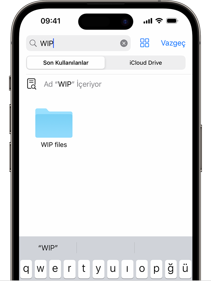 Dosyalar uygulamasıyla iPhone veya iPad'inizdeki dosyaları bulma - Apple  Destek (TR)