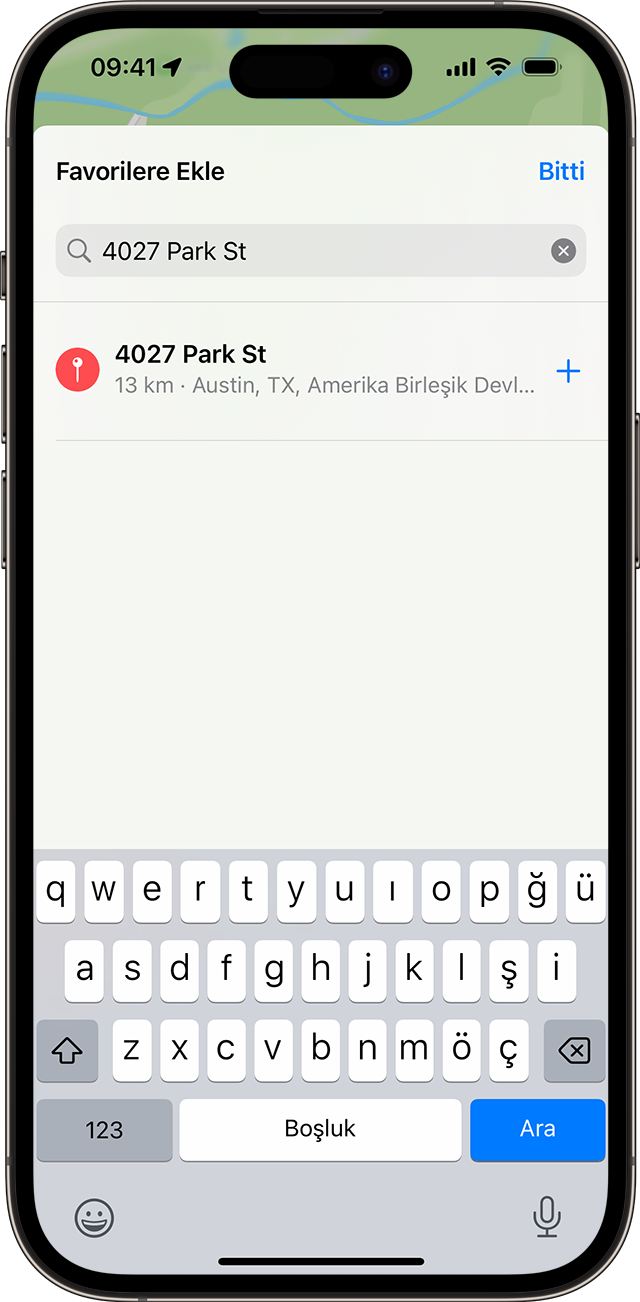 iPhone veya iPad'inizdeki Haritalar uygulamasında ev adresinizi ekleme veya  değiştirme - Apple Destek (TR)