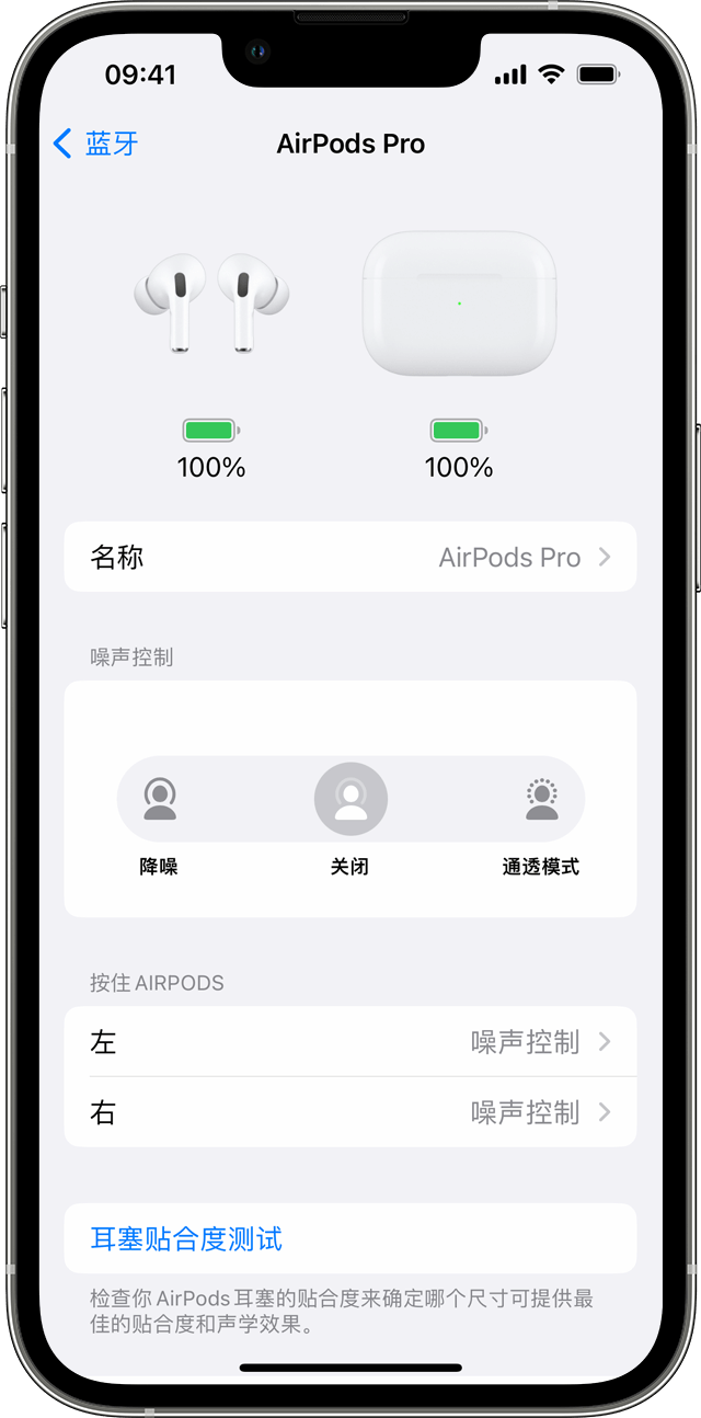 更改AirPods 和AirPods Pro 的设置- 官方Apple 支持(中国)