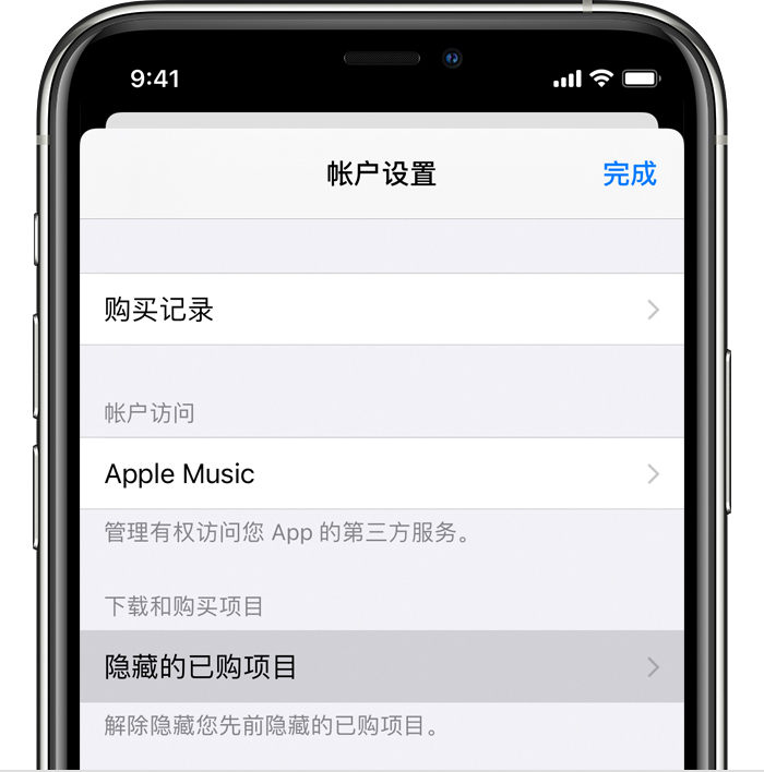 隐藏从app Store 购买的项目 Apple 支持 中国