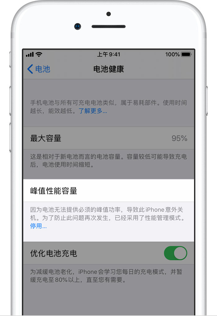 Iphone 电池和性能 Apple 支持 中国