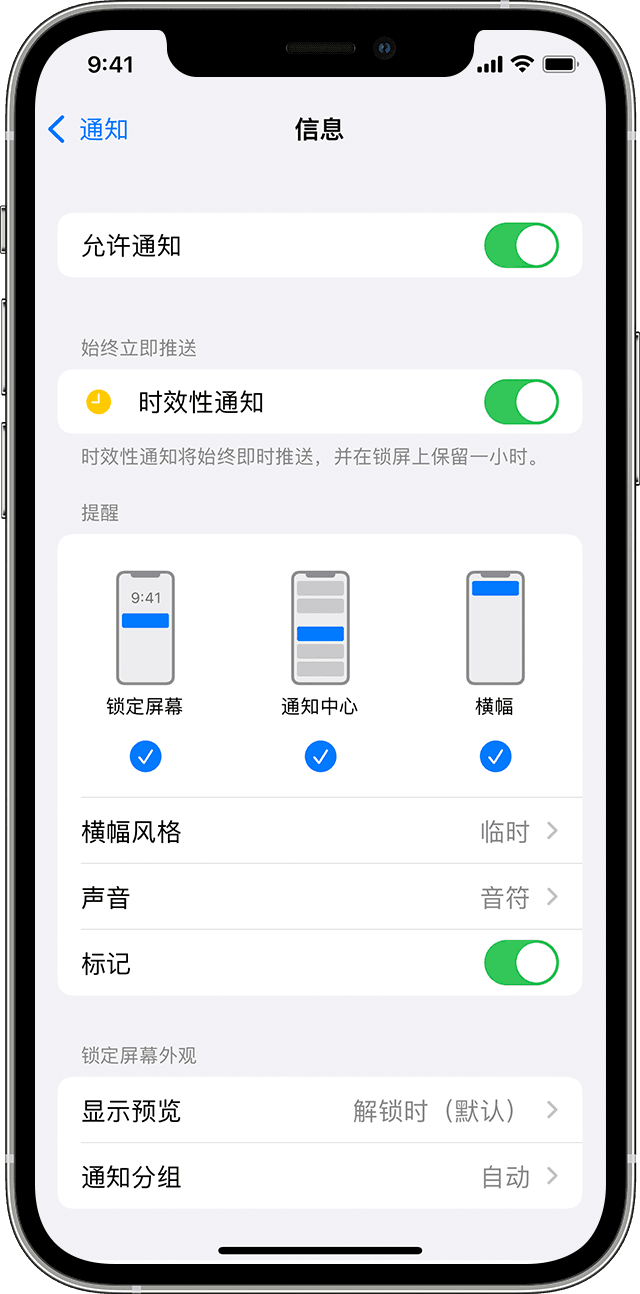 使用iphone Ipad 和ipod Touch 上的 通知 Apple 支持 中国