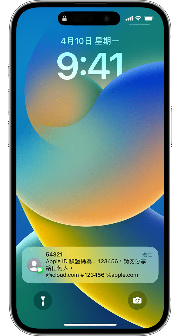 使用雙重認證取得驗證碼並登入- Apple 支援(台灣)